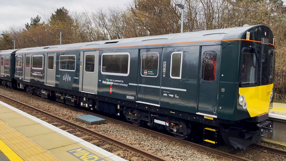 GWR battery train trial - Sunday, 16.06.2024