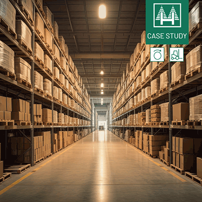 Optimization of battery supply for the logistics center