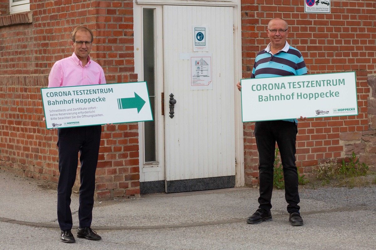 Unser HOPPECKE firmeninternes Corona-Testzentrum wird ab dem 05.07.2021 offizielle Teststelle in Hoppecke - Mittwoch, 30.06.2021