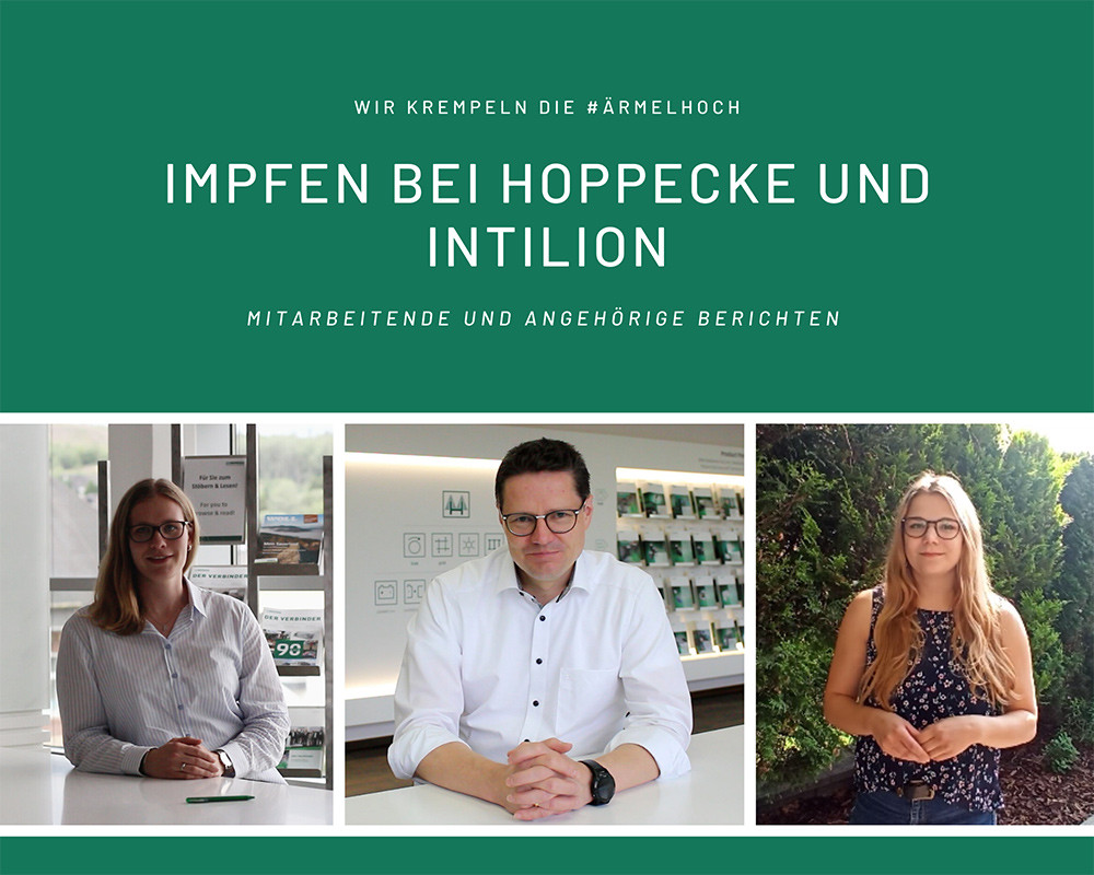 Wir krempeln die Ärmel hoch - Impfen bei HOPPECKE und INTILION - Montag, 19.07.2021