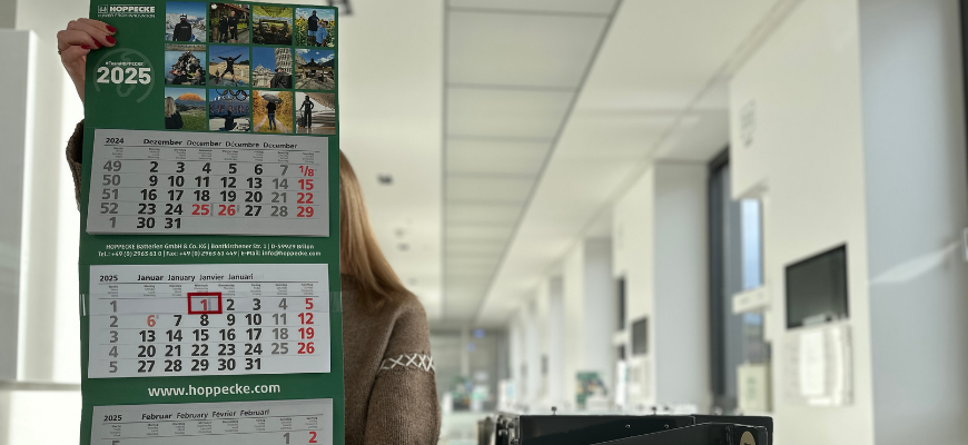 #TeamHOPPECKE worldwide - Kalender 2025 - Mittwoch, 18.12.2024