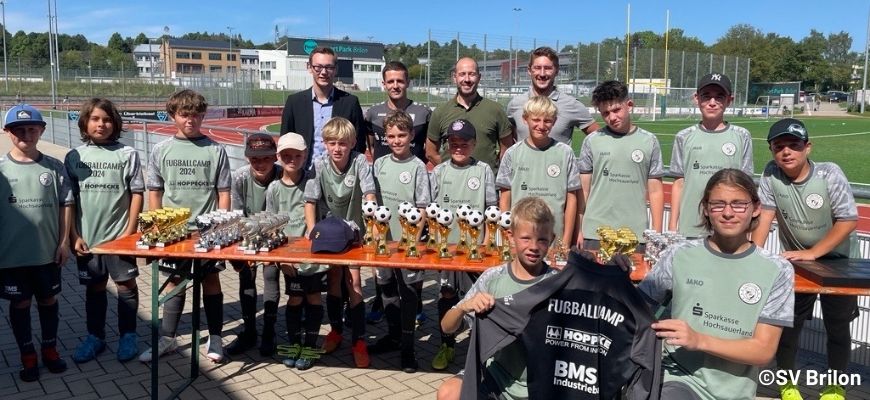 HOPPECKE unterstützt Fußballcamp des SV Brilons - Sonntag, 18.08.2024