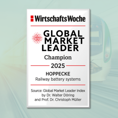 HOPPECKE one of the 500 world market leaders in Germany
