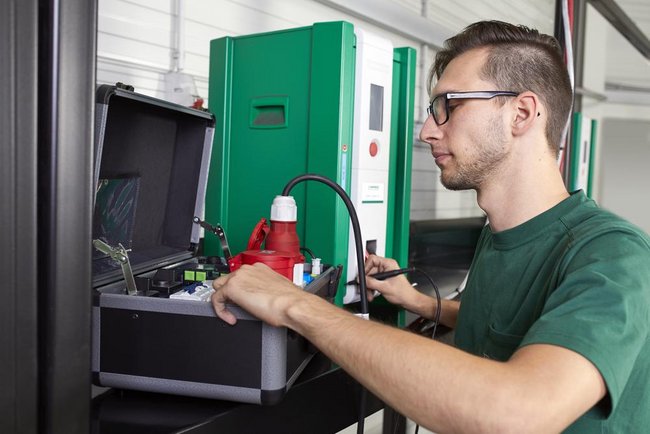 Inspection of chargers