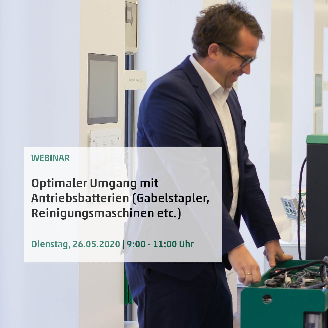 Basiswissen über den optimalen Umgang mit Antriebsbatterien – jetzt in nur zwei Stunden aneignen - Dienstag, 12.05.2020