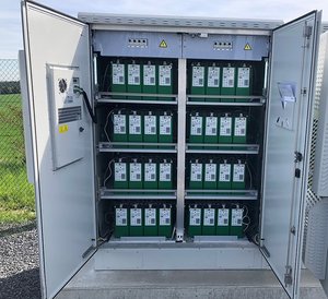 Bild eines Batteriesystems beim Kunden